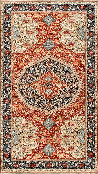 178238 Medallion <br> Ushak, Blue/Red